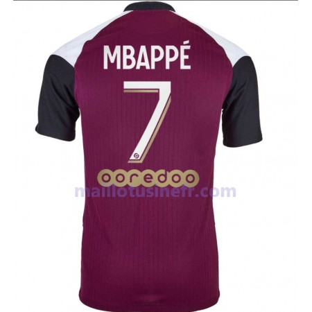 Maillot de Foot Paris Saint-Germain Kylian Mbappé 7 Troisième 2020-21 Maillot de Foot Paris Saint-Germain Kylian Mbappé 7 Troisième 2020-21